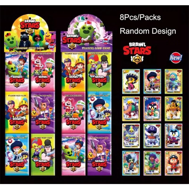 Board Game Ideas - Random Collect Card Anime Brawl Stars