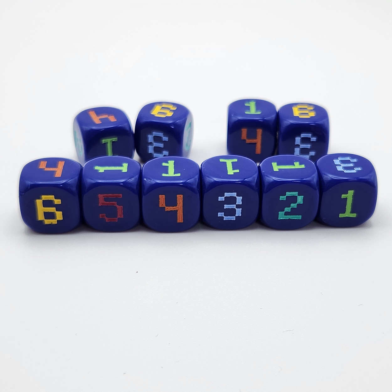 10pcs 14mm 6-Sided Digital Gam - Game Token Counter review and price