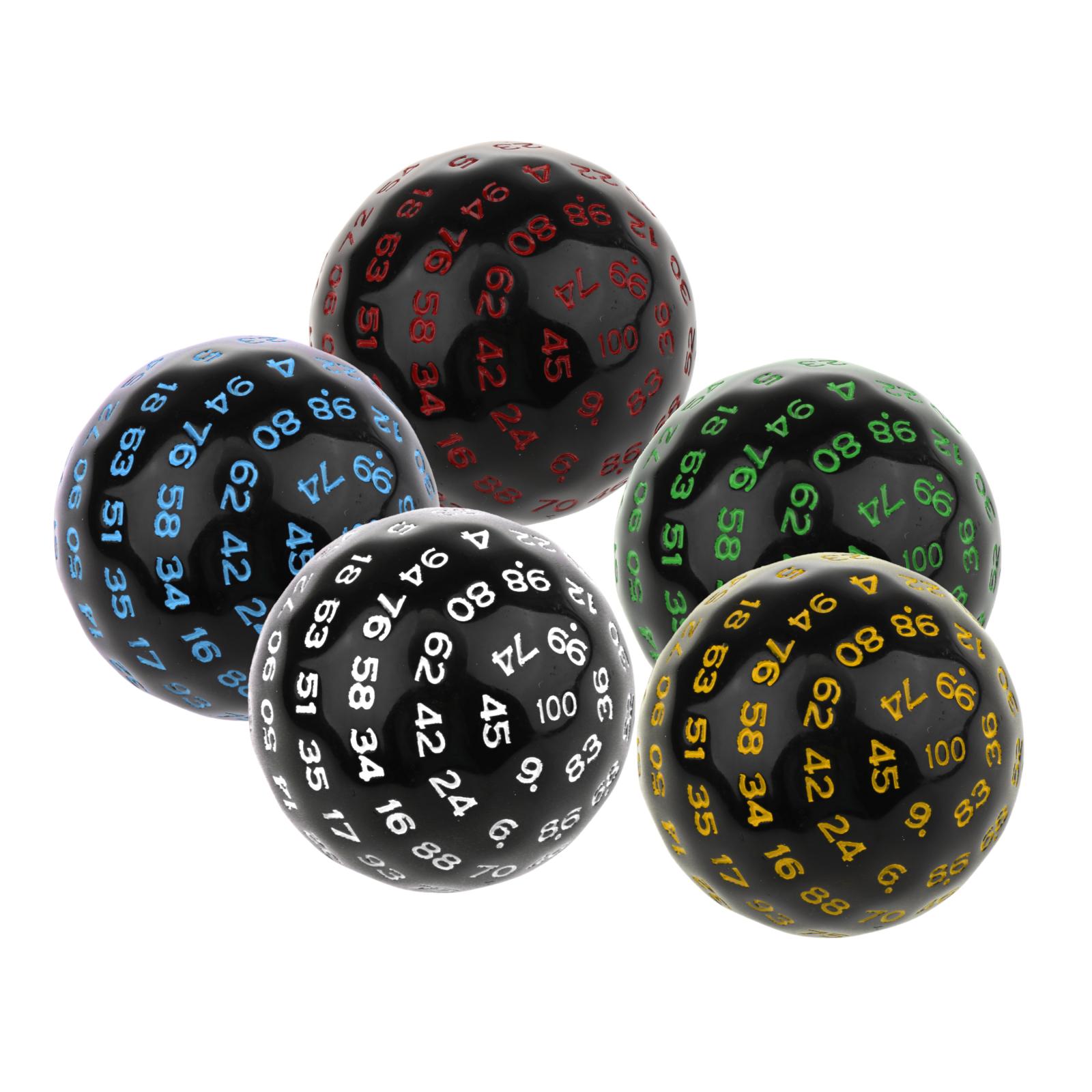 100 Sided Acrylic Dices D100 D - Board Game Roleplay review and price