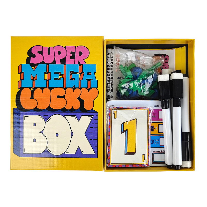 Super Mega Lucky Box Board Gam - Strategy Board Game review and price