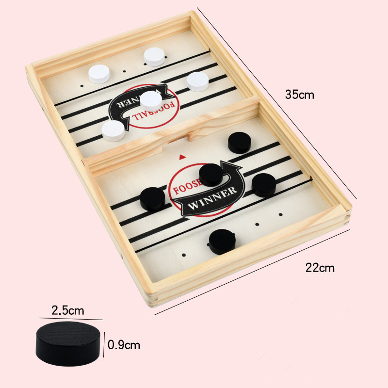 Table Hockey Paced Sling Puck  - Board Game Land review and price