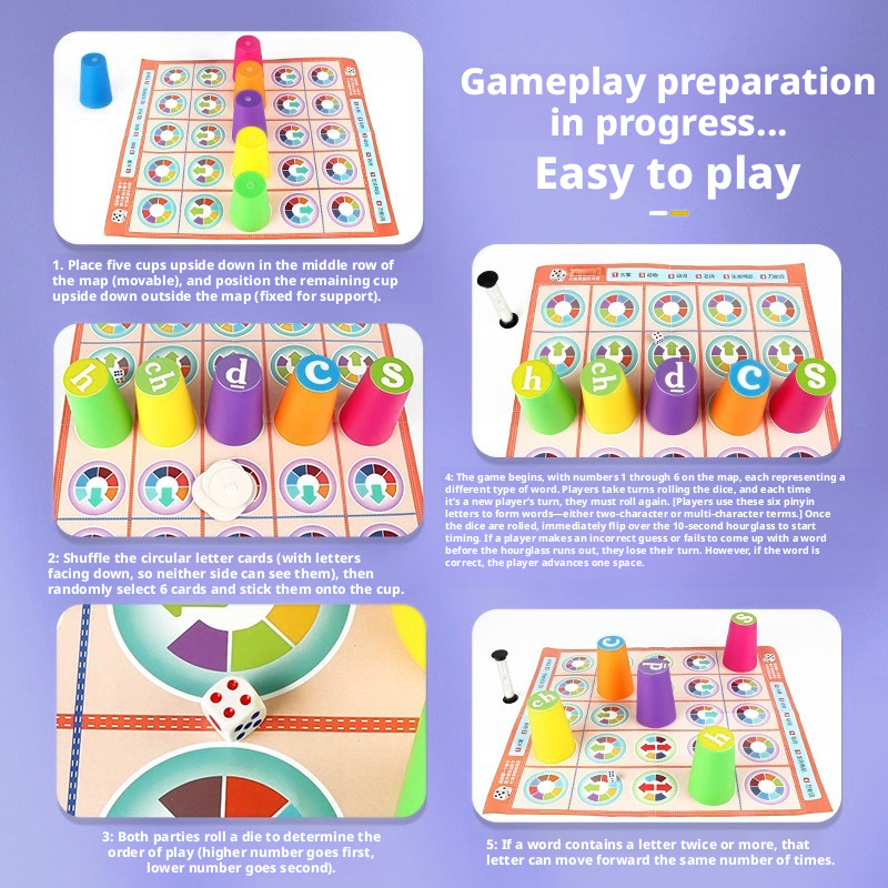 Hot Kids Chinese Pinyin Matchi - Board Game Ideas review and price