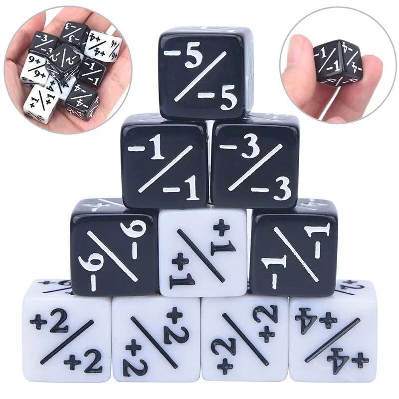 New 10Pcs 16mm 6 Side Dice Cou - Game Token Counter review and price