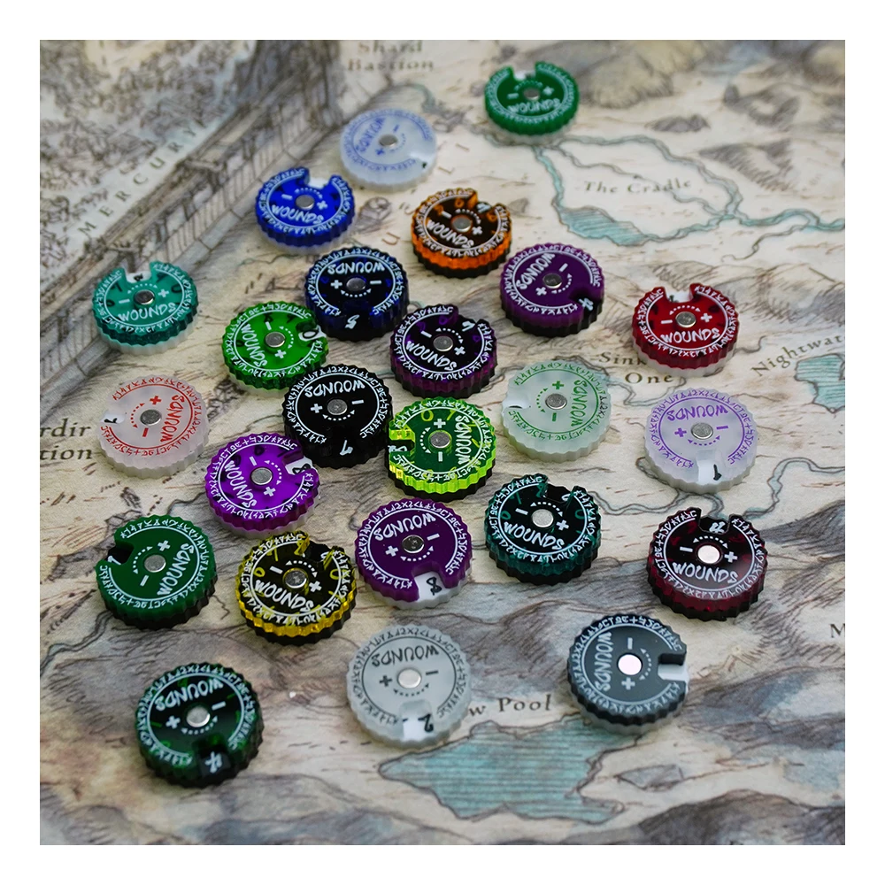 20mm Wounds Tracker 1set/ONE s - Game Token Counter review and price