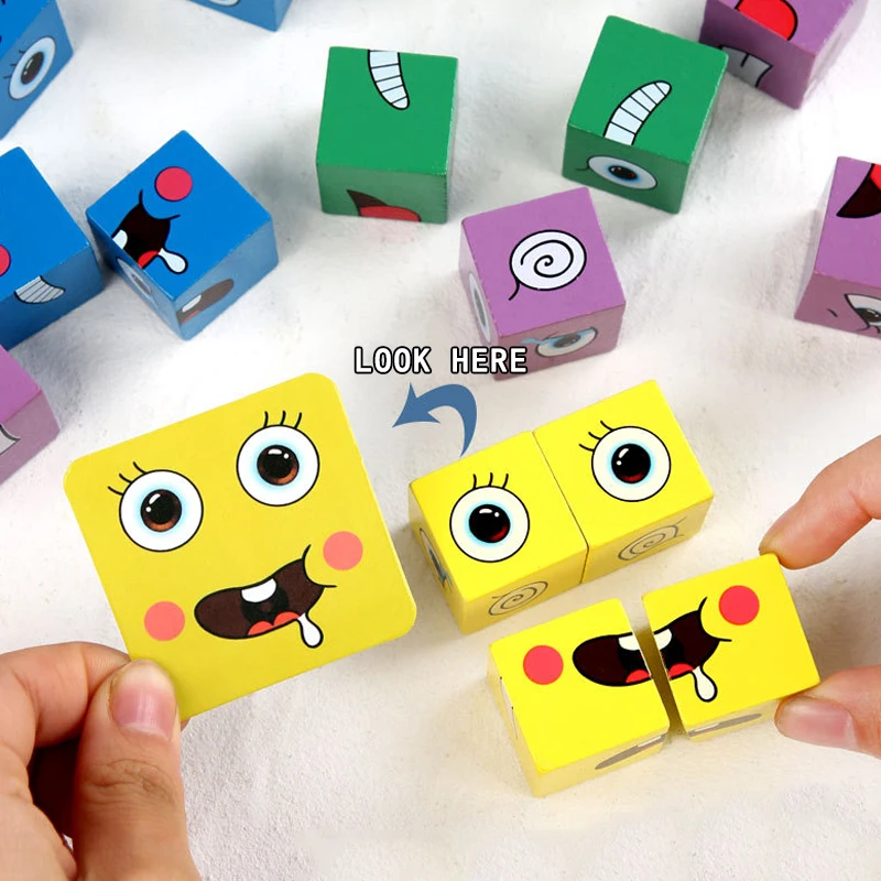Face Change Cube Emoticon Buil - Board Game Roleplay review and price