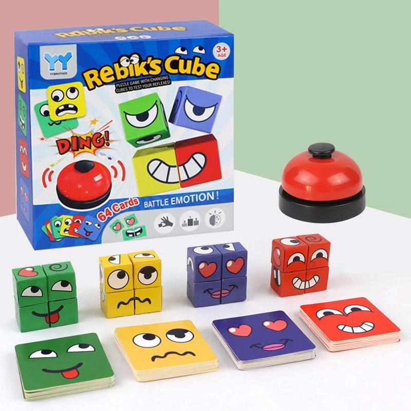 Face Change Cube Emoticon Buil - Board Game Roleplay review and price