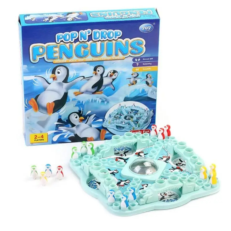 Multiplayer Penguin Flying Che - Board Game Land review and price