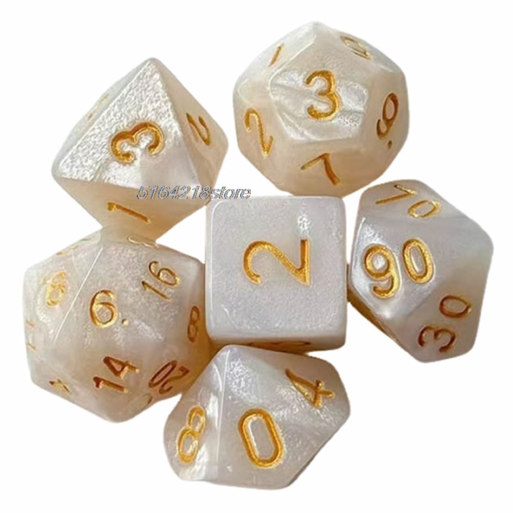 7pcs Set Dice Board Games Roll - Game Token Counter review and price